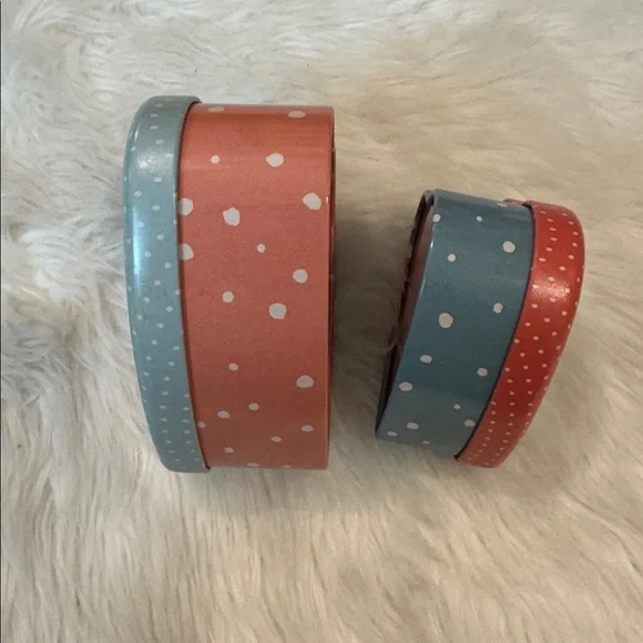 EUC Maileg Heart-Shaped Tin Boxes with Deer Design! - Picture 2 of 9